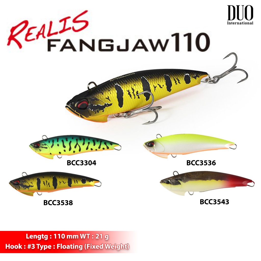 เหยื่อปลอม DUO REALIS FANGJAW 110
