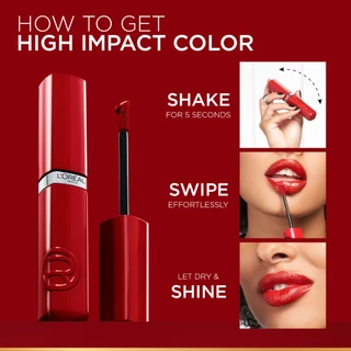 LOREAL - Infallible Laque Resistance ลอรีอัล ปารีส อินฟอลลิเบิล แลค รีซิสแทนซ์ ลิปสติก