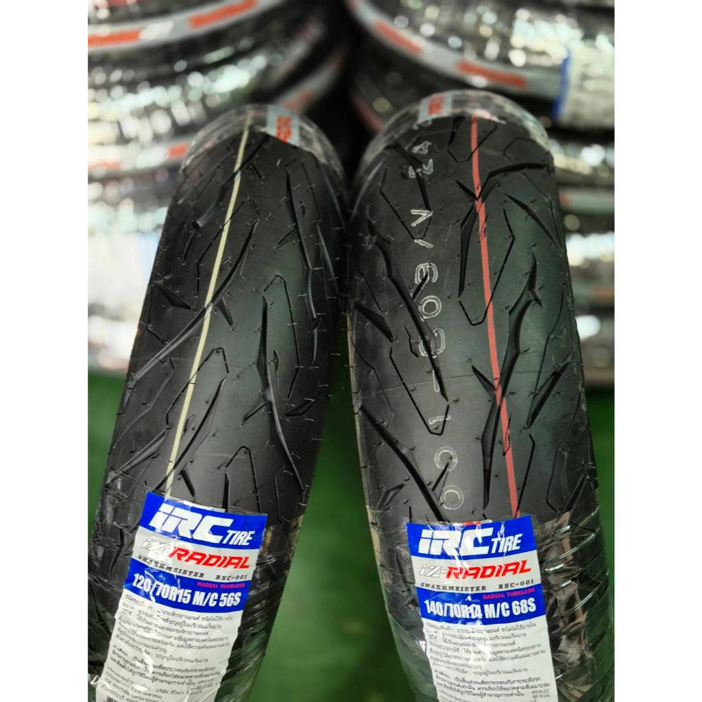 ยาง หน้า/หลัง IRC iZ-RADIAL SHARKMEISTER สำหรับ Forza 350 / Xmax 300 / ADV 350