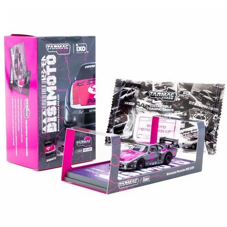 Tarmac Works Bisimoto Porsche 935 K3V Model Car + Trading Cards Combo Set