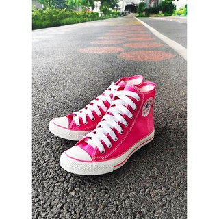 Mashare รองเท้าผ้าใบหุ้มข้อ มาแชร์ รุ่น 222 สีแดงสดใส