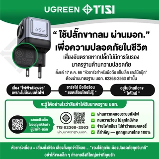 UGREEN Nexode Pro 100-160W 4-Port GaN อะแดปเตอร์ หัวชาร์จ Super Fast Charging 4in1
