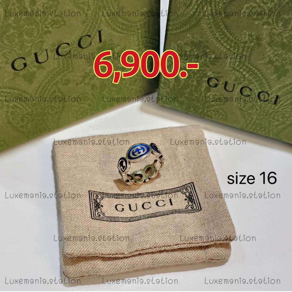 🇹🇭👜[พร้อมส่ง]: Gucci Ring ‼️ก่อนกดสั่งรบกวนทักมาเช็คสต๊อคก่อนนะคะ‼️