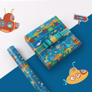 กระดาษห่อของขวัญลายการ์ตูนน่ารัก 50x70cm Cute Cartoon Gift Wrapping Paper