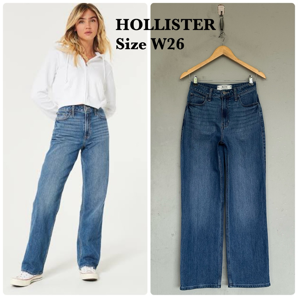 HOLLISTER กางเกงยีนส์มือสองของแท้