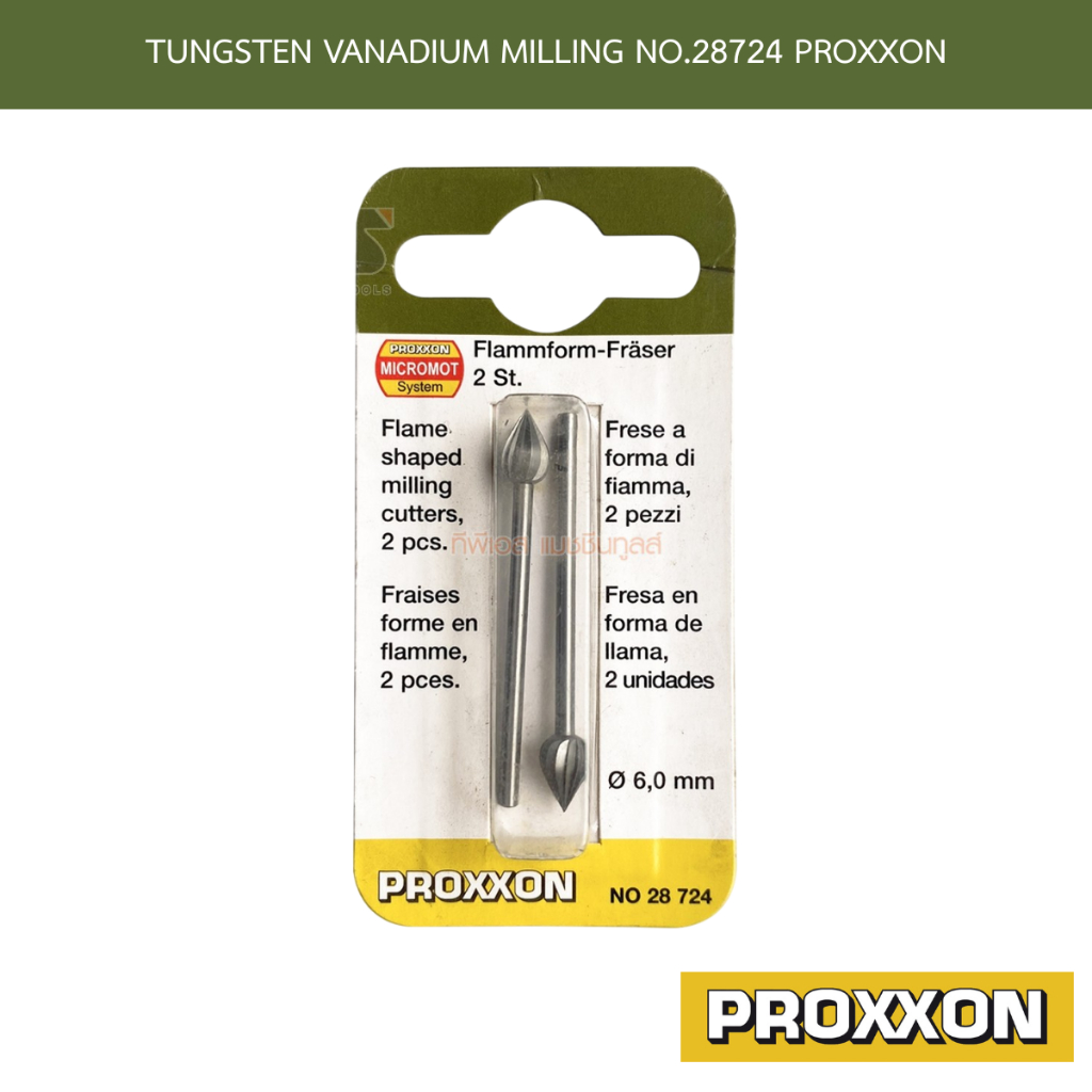 TUNGSTEN VANADIUM MILLING NO.28724 PROXXON