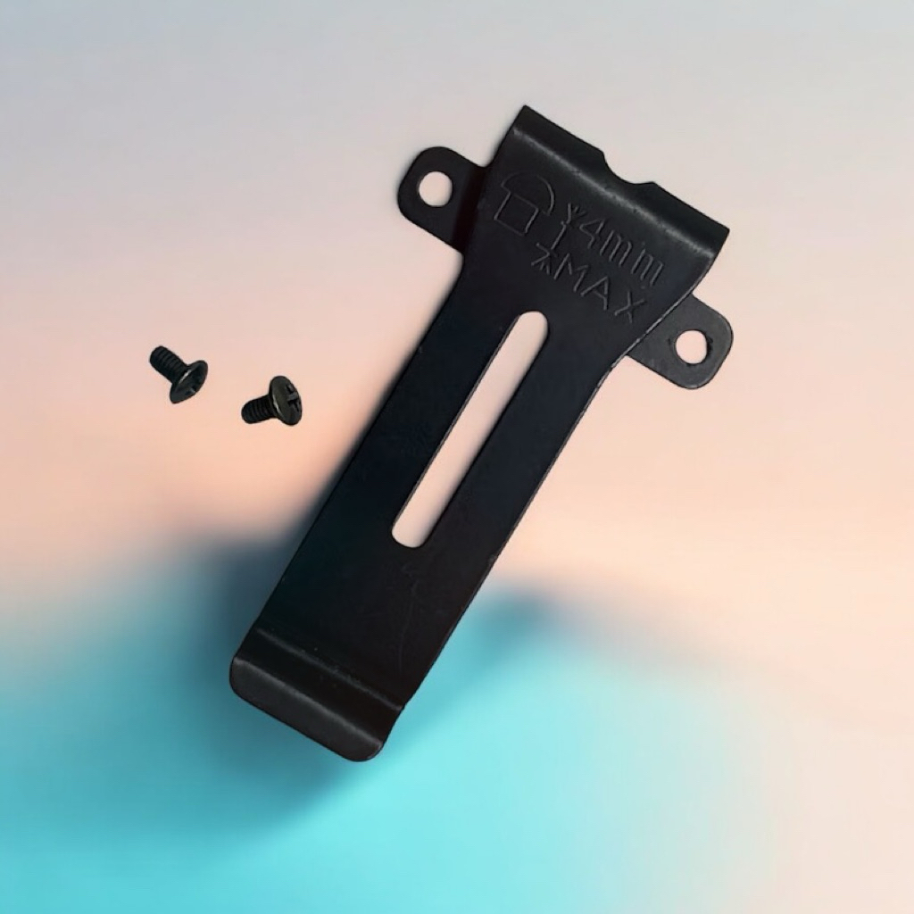 คลิปหลัง วิทยุสื่อสาร (แบบเหล็ก) IC-092,IC-290,IC-270,IC-280E,IC-950,MS-11,MS-12 ,FB-1,FB-6,FB-7