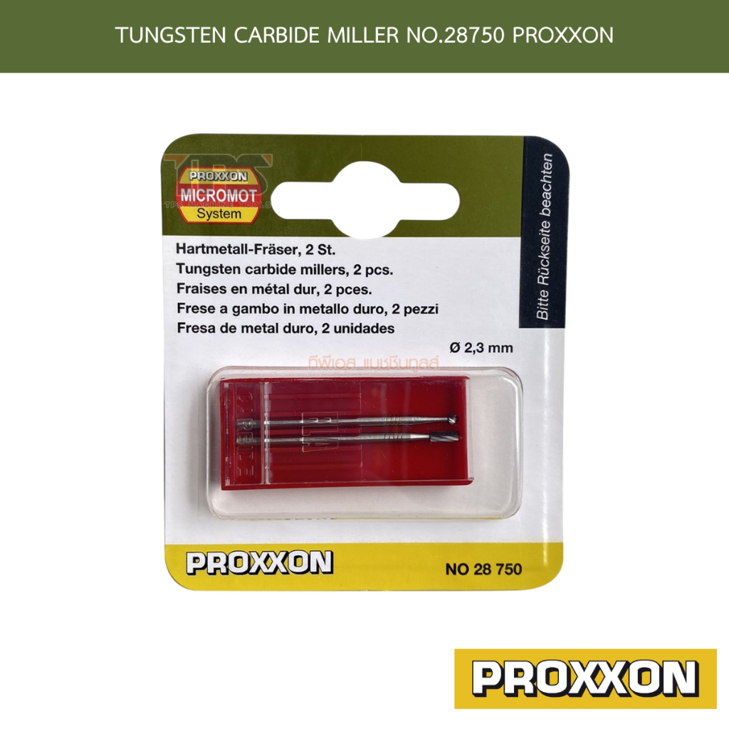 TUNGSTEN CARBIDE MILLER NO.28750 PROXXON
