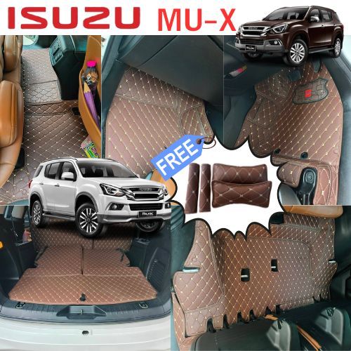 พรม6D พรมรถยนต์ MU-X 2013-2019 พรมปูพื้นรถยนต์