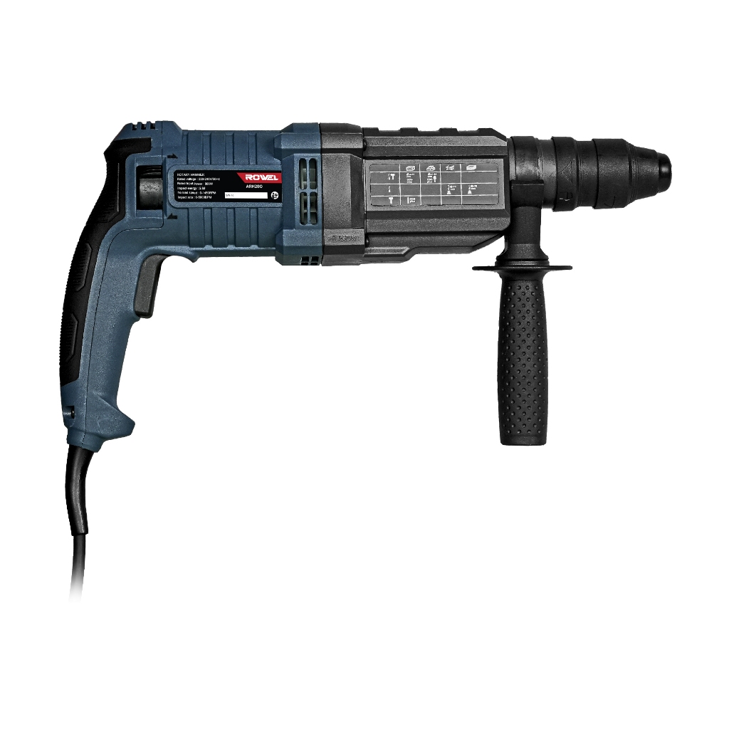 🔥เซ็ตคู่ สุดคุ้ม🔥 สว่านโรตารี่ + เครื่องเจียร ROWEL ARH280/S ( ARH280 + AGD800 ) เครื่องเจียร์ สว่าน สกัด สว่านเจาะปูน - รูปที่ 3