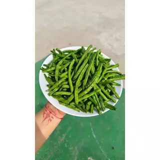 [ส่งด่วน] ถั่วฝักยาวอบกรอบ 250 กรัม | ผักอบกรอบ ของกินเล่นเพื่อสุขภาพ ขนมไม่ทอด ไม่อมน้ำมัน