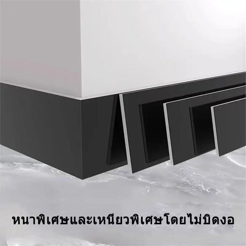 10*60 cm. พีวีซีกันน้ำเส้นรอบเอวลายไม้หินอ่อนมีกาวในตัวรูปลอกลายเส้นติดผนังสติ๊กเกอร์ติดผนังขอบฐานการตกแต่งบ้าน - รูปที่ 6