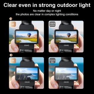 Actual Tempered Film Set for DJI Osmo Pocket 3 ฟิล์มกระจกกันรอย เลนส์-หน้าจอ