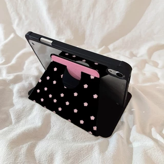 🚀จัดส่งทันที🚀เคสไอแพด การหมุน360องศา Flowers Gen12/11 Air5/4 Air7/6 11 Pro13 เคสiPad Gen6 9.7 Mini7