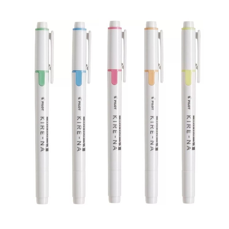 ปากกาเน้นข้อความ Pilot Kire-na (ของแท้จากญี่ปุ่น) ราคาต่อ 1 ด้าม