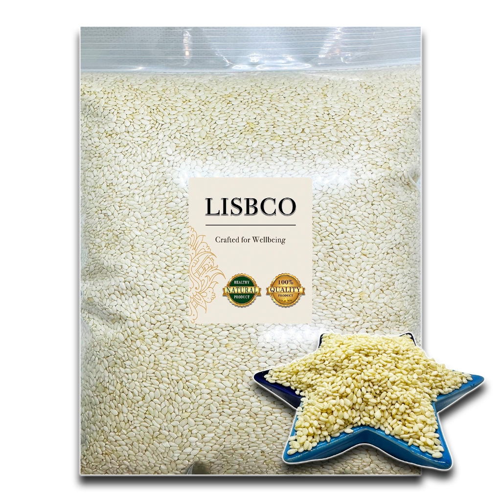 งาเม็ด งาขาว งาดำ 1 กก. Sesame Seeds White/Black Raw Grade A+ ดิบ ไฟเบอร์สูง เหมาะสำหรับเป็นวัตถุดิบ