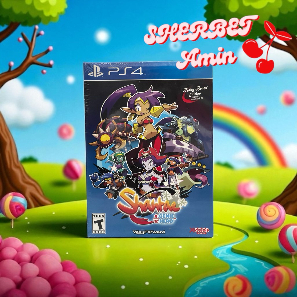 แผ่นเกม ps4 มือหนึ่ง / Shantae : Half-Genie Hero Risky Beats Edition / zone all