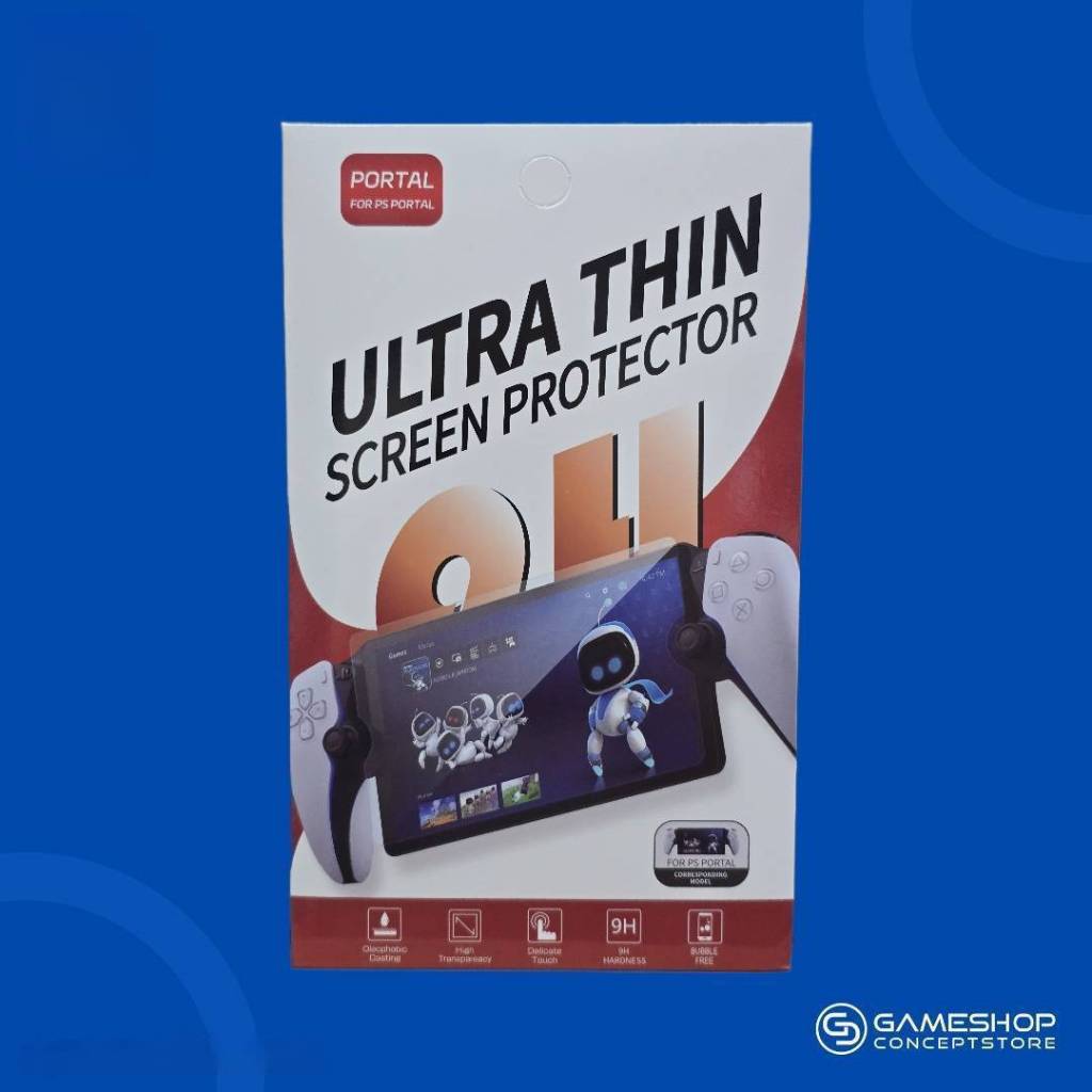 [ส่งด่วน] 3rd Party : ฟิล์มกระจก กันรอย Ultra Thin 9H สำหรับ PS Portal