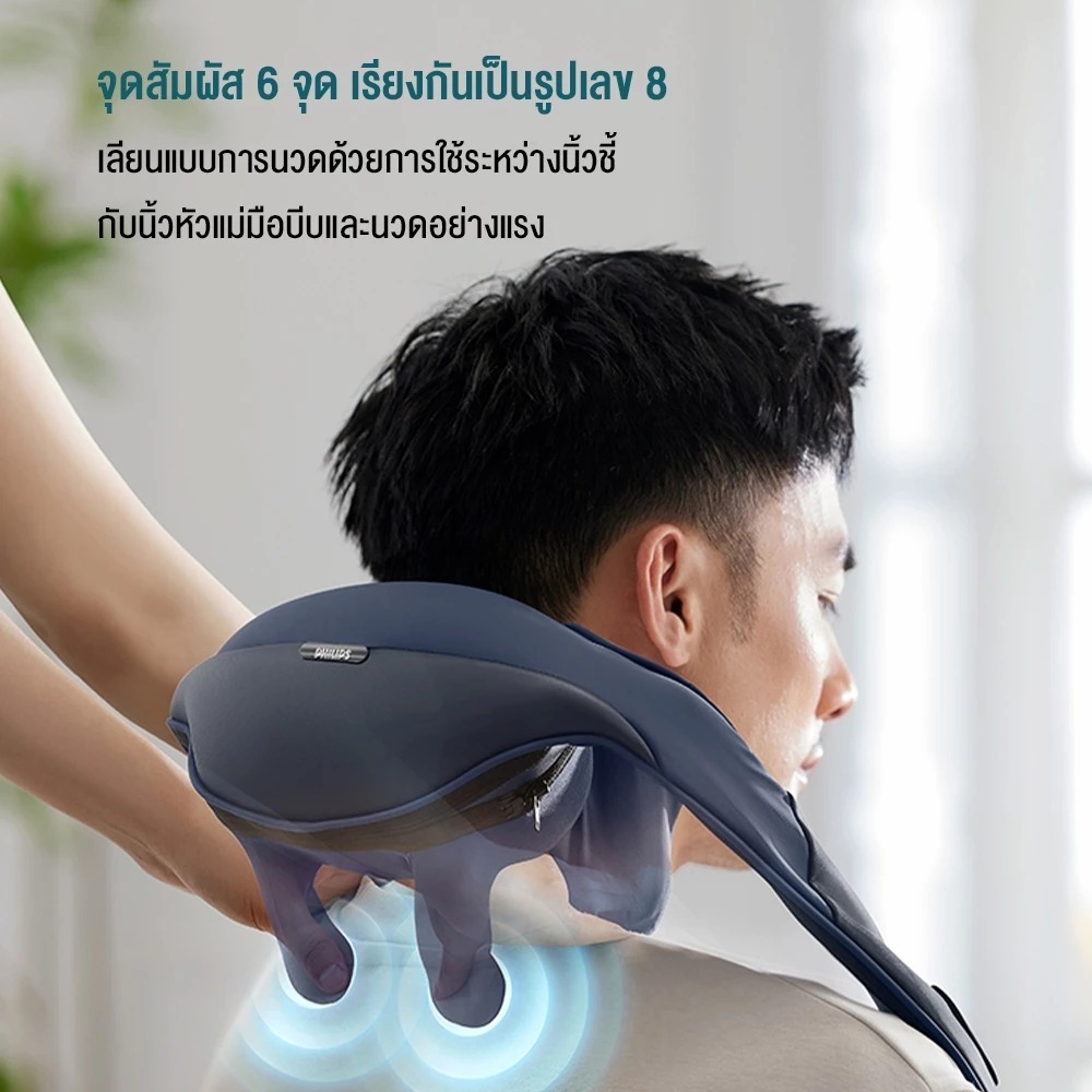 Philips Neck And Shoulder Massager PPM3522 เครื่องนวดคอ รูปที่ 3