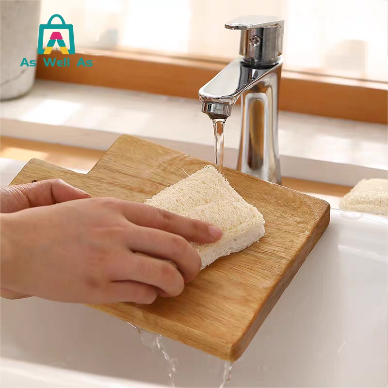 As Well As ฟองน้ำพร้อมใยขัด ช่วยทำความสะอาดครัวเรือน