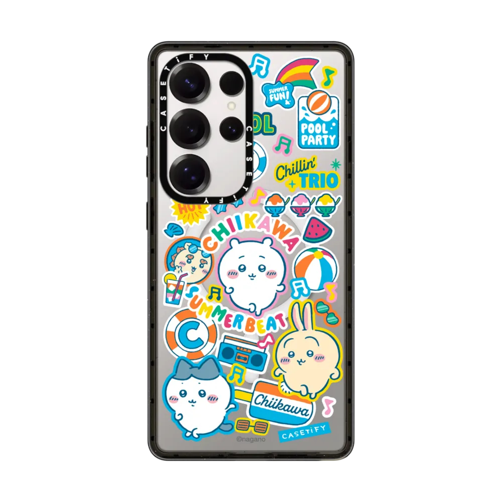 [พร้อมส่ง] CASETiFY | Samsung Galaxy S Chiikawa Summer Party Sticker Case [Chiikawa]