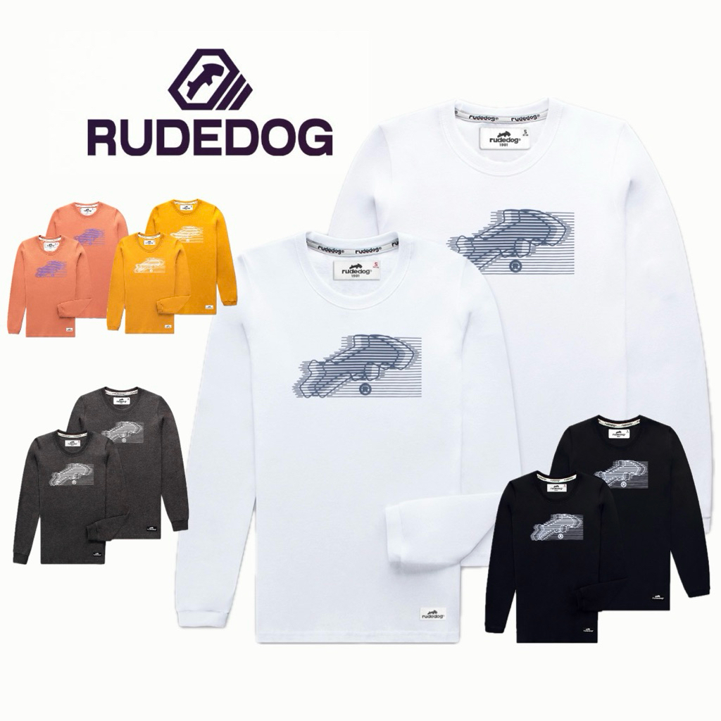 Rudedogของแท้ เสื้อยืดแขนยาวRudedog รุ่นFade