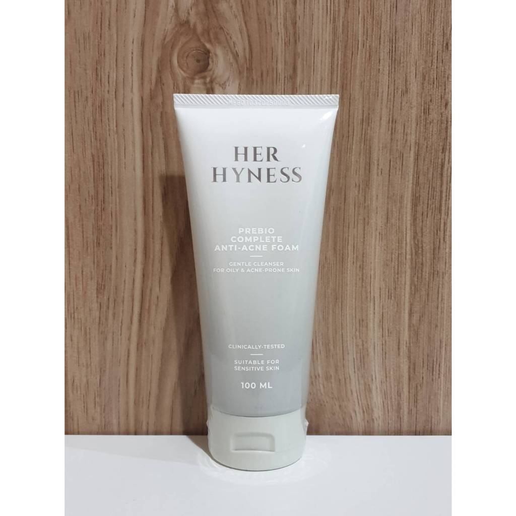 แท้100% โฟมล้างหน้า HER HYNESS Prebio Complete Anti-Acne Foam 100ml