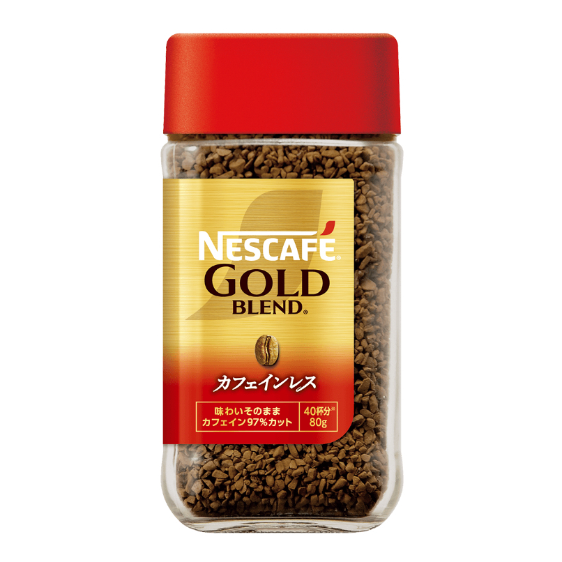 Nescafe Gold Blend Decaf (Japan Imported) เนสกาแฟ โกลด์ กาแฟสำเร็จรูป ไม่มีคาเฟอีน 80g.