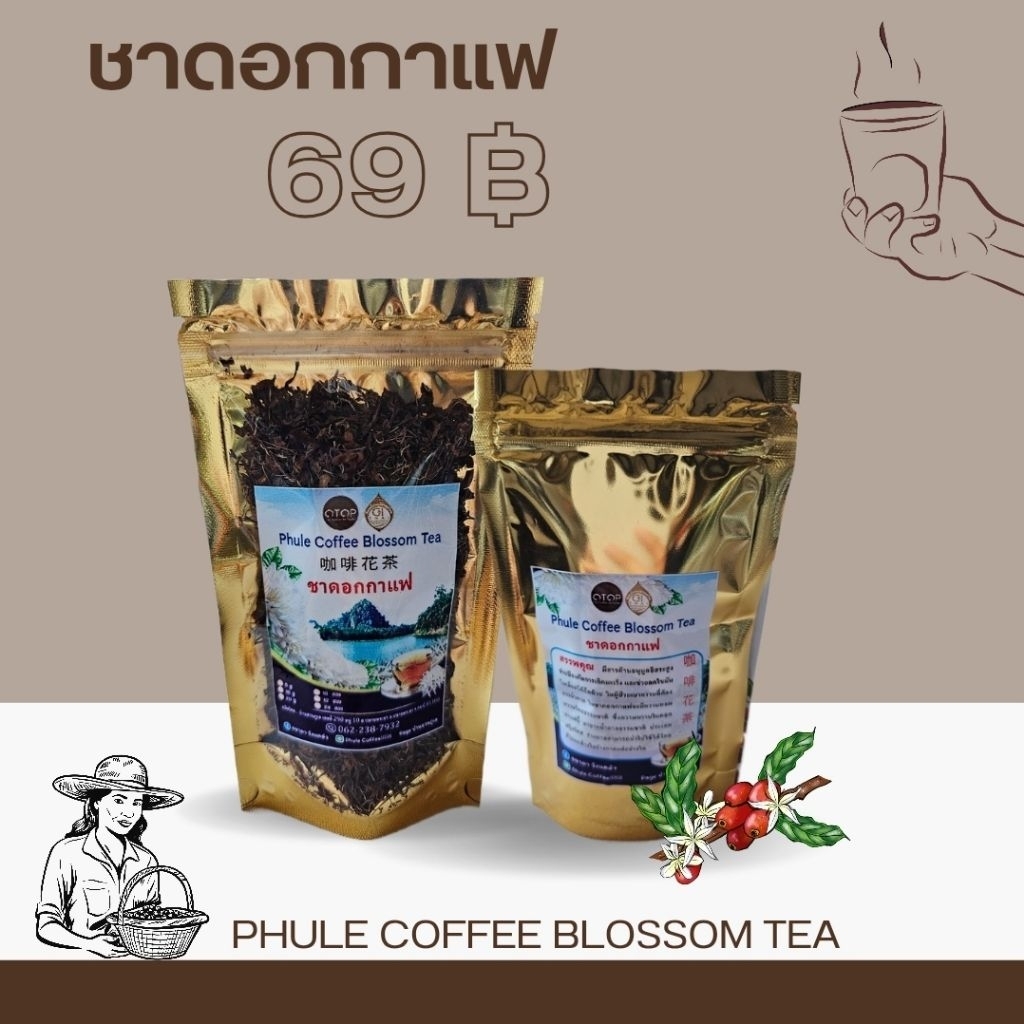 ชาดอกกาแฟ สินค้าOTOP Krabi 🍶🍃