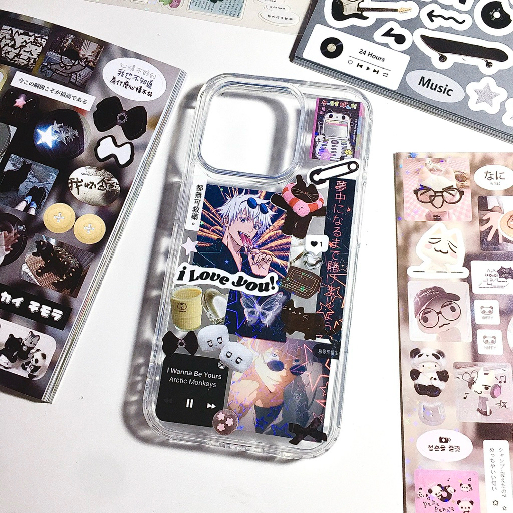 เคสเรซิ่นสั่งทำ (ส่งรูปมาทำ) สไตล์ญี่ปุ่น y2k ส่งรูปมาทำ v.3 ของขวัญ อนิเมะ kpop diy