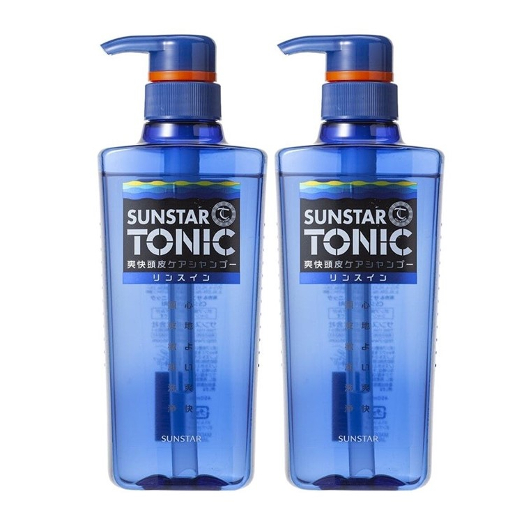 Sunstar Tonic Shampoo 2in1 with Conditioner ซันสตาร์โทนิค แชมพูและครีมนวด ทูอินวัน 460ml. (แพคคู่)