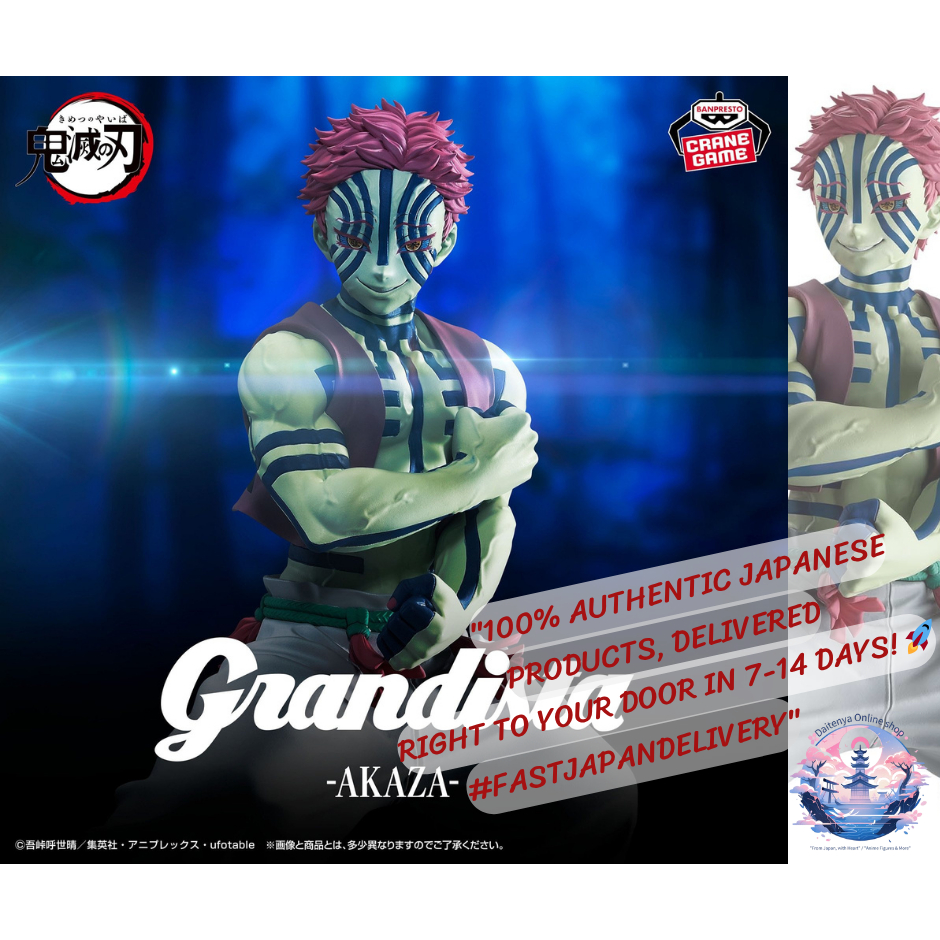 [BANPRESTO]⚔️ Grandista AKAZA – Demon Slayer Official Figure! 🔥　เตรียมตัวเผชิญหน้ากับ *ข้างขึ้นสุดแก