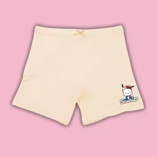 กางเกงซับในเด็กสีพีช(รุ่นใส่สบาย ขายดี) กางเกงใน กันโป๊ ลายซานรีโอ้ sanrio ขาไม่บาน 2-12ปี #กปพีช