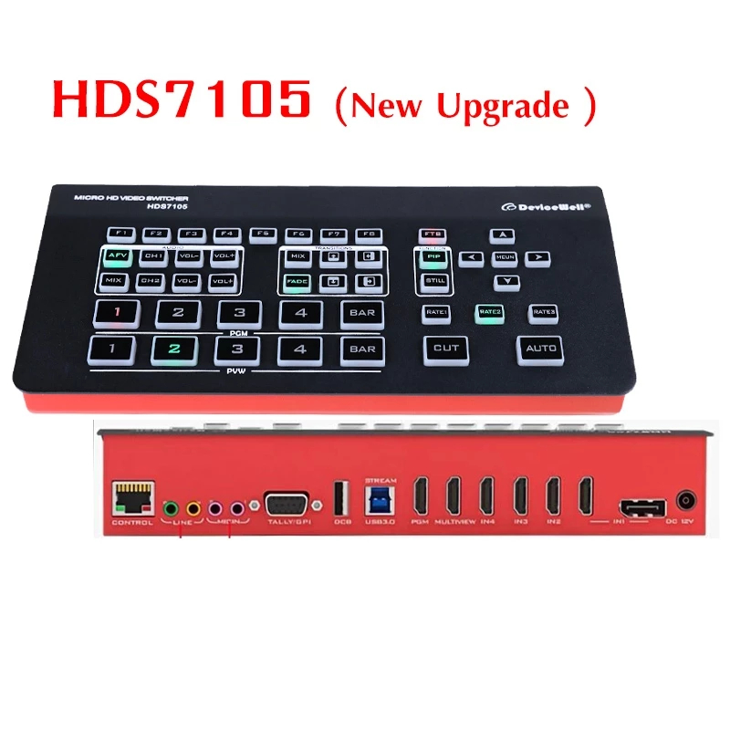 DeviceWell HDS7105 เพิ่ม USB 3.0 Super Mini Switcher HDMI in x4 (รับประกัน 1ปี)