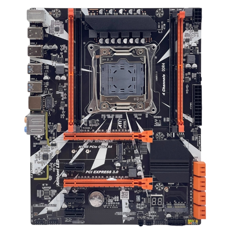 MB X99 2011-3 ZX-99EV3 V2.0 Suport Intel Xeon LGA 2011-3 DDR4 รองรับ M.2 NVMe สินค้าใหม่ ประกัน 90 ว