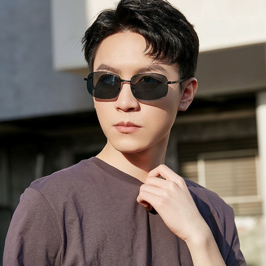 แว่นตากันแดดเลนส์เปลี่ยนสีอัตโนมัติ Auto Photochromic แว่นออโต้เปลี่ยนสีตามแสงกันแดดอัจฉริยะ UV400 - รูปที่ 2