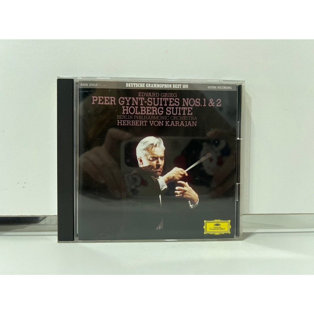 1 CD MUSIC ซีดีเพลงสากล GRIEG: PEER GYNT-SUITES NOS.1 & 2 HOLBERG SUITE BERLIN PHILHARMONIC ORCHESTR