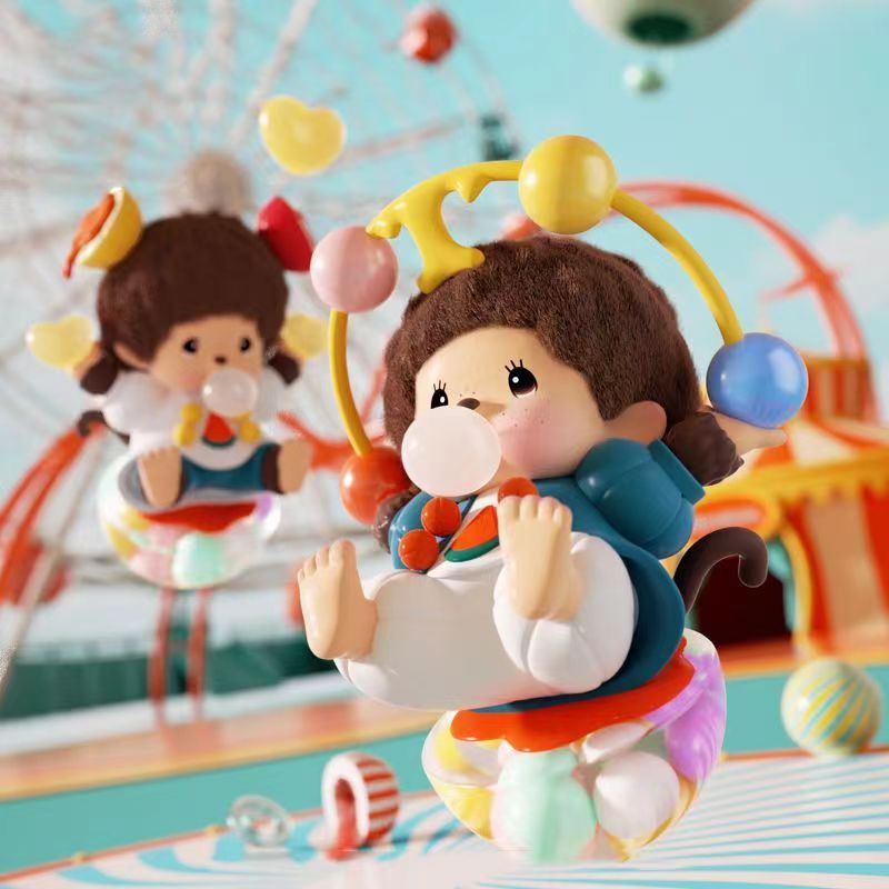 🍉🍉 monchichi  🍉🍉 monchhichi baby ของแท้💯 kitty ม่อนชิชิ มอนชิชิ กล่องสุ่ม พวงกุญแจ โมเดล blindbox