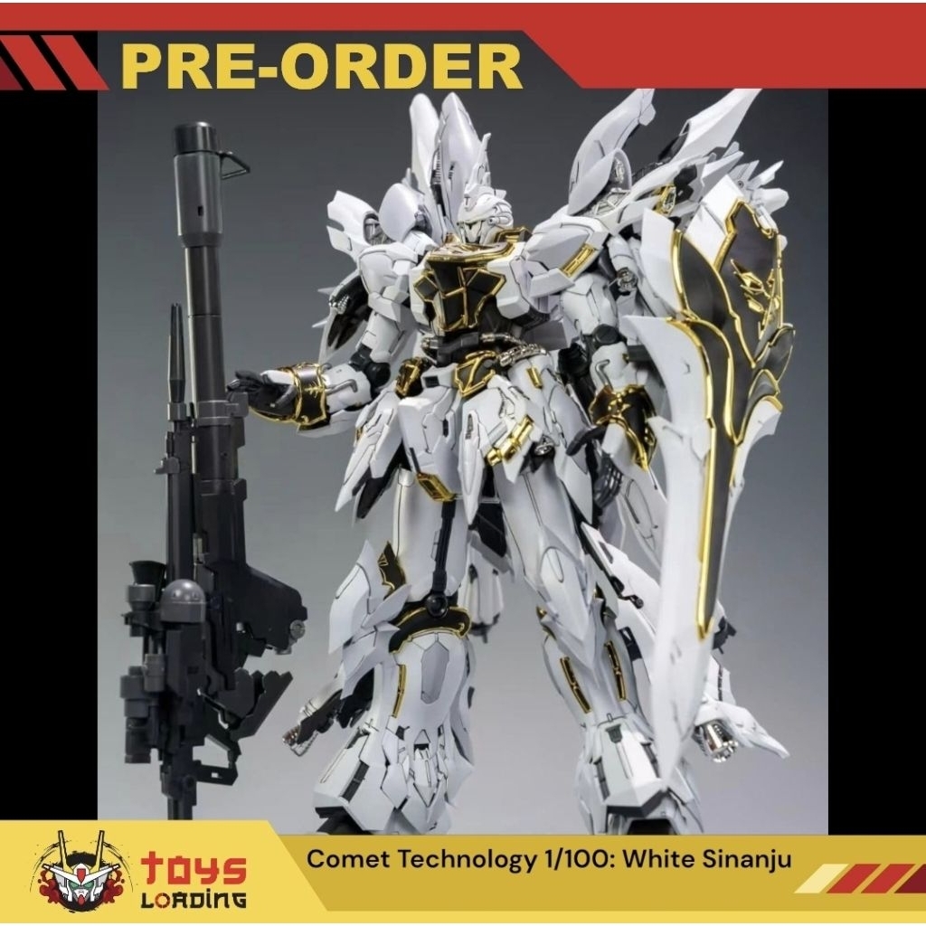 (พร้อมส่ง) Comet Technology 1/100: White Sinanju