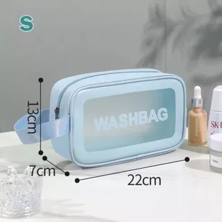 [สินค้าแถม] CBG Devices กระเป๋าเครื่องสำอางกันน้ำ ขนาดพกพา Blue Wash Bag (GWP-BWB)