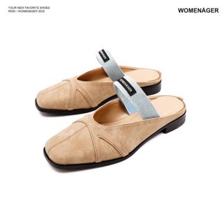 womenager - Remi Sand รองเท้าแตะคัทชูเปิดส้น สวมใส่ง่าย