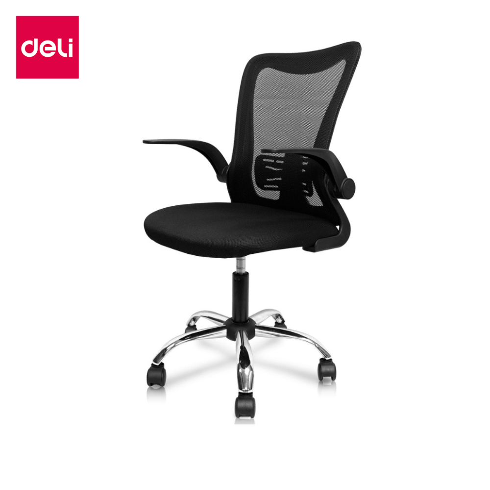 Deli เก้าอี้ทำงาน เก้าอี้สำนักงาน ประกันคุณภาพปรับสูง-ต่ำได้ อุปกรณ์สำนักงาน Office Chair