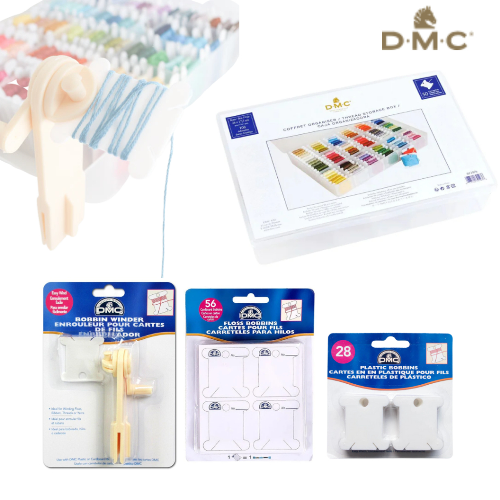 DMC Floss Organization อุปกรณ์สำหรับเก็บไหม แกนพันไหม กล่องเก็บไหม