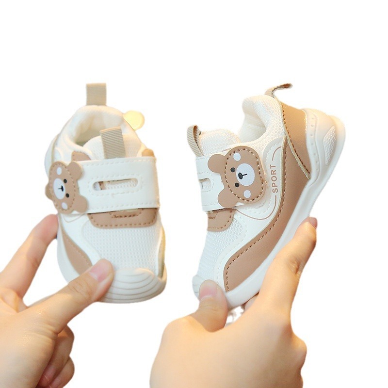 รองเท้าเด็กหัดเดิน รุ่น BABYKID ลายน่ารัก พื้นนิ่ม กันลื่น ใส่ได้ทุกเพศ สำหรับเด็ก 0-3 ปี (พร้อมส่ง)