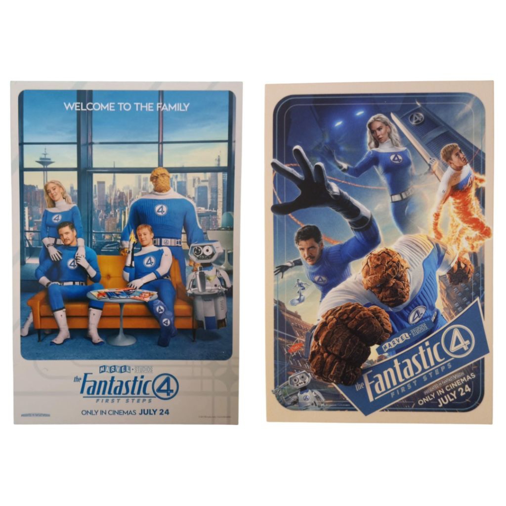 โปสการ์ด Postcard Fantastic 4 แฟนตาสติคโฟร์ จาก Major Cineplex และ SF Cinema Postcard Fantastic Four