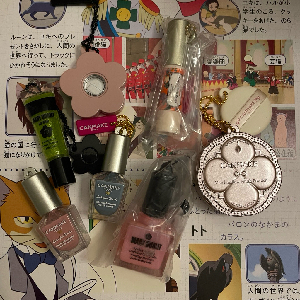 🌷พวงกุญแจเครื่องสำอางCanmake พวงกุญแจญี่ปุ่น💖