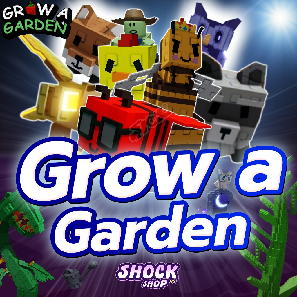 การ์ดเกม ไก่สัตว์เลี้ยง/รวมของต่างๆ  แมพ Grow a Garden การ์ดสวยภาพคมชัด