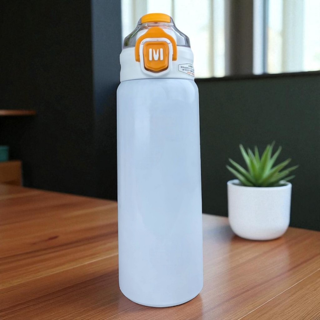 กระบอกนำเก็บอุณหภูมิ พรีออเดอร์ไม่เกิน 3 วันสกรีนลายตามสั่งกระบอกน้ำความจุ 650 ml มีหูหิ้ว กระบอกเล็กถือง่าย เก็บความเย็ - รูปที่ 3