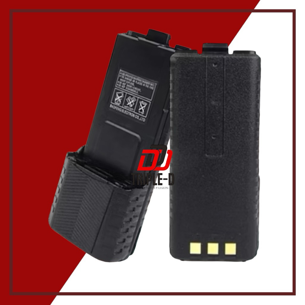 แบตเตอรี่วิทยุสื่อสาร สีดำ แบบยาว (รับประกัน 3 เดือน) ของแท้ ICOM IC-V90 IC-UV90 IC-UV95 IC-UV97 IC-