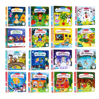 หนังสืออ่านภาษาอังกฤษสำหรับเด็ก นิทานเด็ก บอร์ดบุ๊ค Campbell busy book หนังสือเลื่อนขยับ (012077585521)